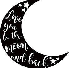 Love You To The Moon And Back Svg Digital Download Stars Etsy In 2020 Scrapbook Printables Free Cricut Valentine Svg Files