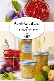 Apfel Konfiture Pur Und Kreativ Rezept Apfel Konfiture Apfelmarmelade Leckeres Essen