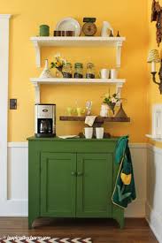 This coffee station makes use of a small kitchen space so well that it can fit two different coffee makers and a coffee grinder on one counter. Add A Coffee Or Beverage Station To Your Kitchen Modernize