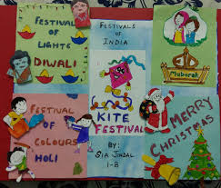 Festival celebrations take place in all cultures, all over the globe and for lots of different reasons. Festivals Of India Collage India For Kids Festivals Of India School Board Decoration