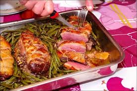 Roti De Magrets De Canard Au Foie Gras Et Fruits Secs Magret De Canard Plat Sans Viande Recettes De Volailles