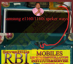 r: Samsung e1160 speaker ways