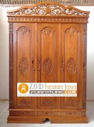 Material bahan baku kayu jati perhutani; Lemari Pakaian Rahwana 3 Pintu Kayu Jati Jual Lemari Pakaian Jati