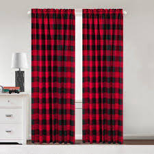 Black And White Plaid Curtains Walmart Home Buffalo Plaid Curtains Buffalo Plaid Bedroom Buffalo Check Curtains Red