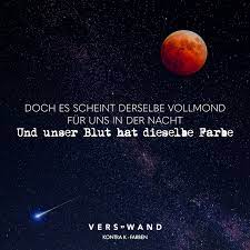 Check spelling or type a new query. Visual Statements Doch Es Scheint Derselbe Vollmond Fur Uns In Der Nacht Und Unser Blut Hat Dieselbe Far Kontra K Zitate Rap Zitate Deutsch Visual Statements