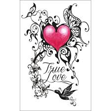 True Love Heart W Hummingbird Temporary Tattoo Continue To The Product At The Image Link This Is An Affi True Love Tattoo Heart Tattoo Love Heart Tattoo
