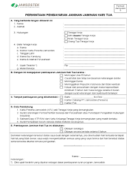 Maybe you would like to learn more about one of these? Form F5 Jamsostek Blank