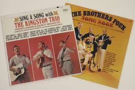 kingston trio brothers four 2 vinyl lp