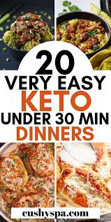20 Keto Dinners You Can Make In 30 Minutes Or Less Keto Diet Benefits Diet Dinner Recipes Keto Diet Menu