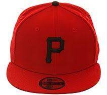 New Era 5950 Pittsburgh Pirates Fitted Hat Red Black Fitted Hats New Era Hats