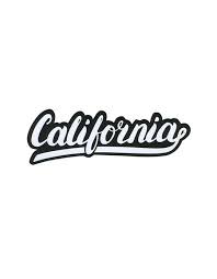 Black And White Brand Stickers California Sticker Black Ws0863 Black And White Stickers Aesthetic Stickers Black Stickers