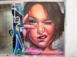 Website of geo streetart, graffiti, mural, tags