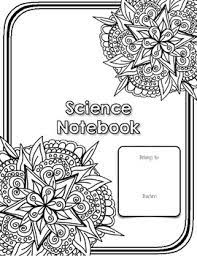 A 3rd grader or older could read the biographies independently and color as part of a personal prayer time. Science Notebook Cover Page For Coloring Worksheets Tpt
