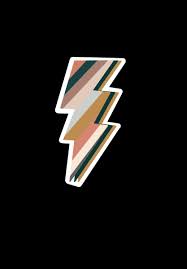 Boho Lightning Bolt Sticker In 2021 Stickers Pattern Wallpaper Western Photography