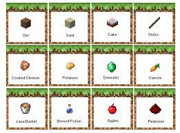 If you want the supply list of stuff that i bought, you can see that here. Minecraft Birthday Party Food Labels Free Printable Now With Apples Instead Of Melon Menu Based On Minecraft Food Labels Minecraft Food Minecraft Birthday