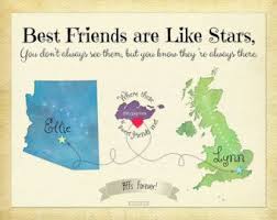 An ultimate list of moving away quotes, farewell messages and goodbye wishes for friends, family, spouses and kids saying goodbye to friends. Long Distance Gift For Friend Never Far Apart Quote Birthday Gift Idea Moving Away Gift Can Be Mad Gifts For Friends Best Friend Gifts Presents For Friends