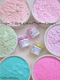How To Make Colored Powdered Sugar 4 Ways Cake Decorating Techniques Powdered Sugar Cake Decorating Tips