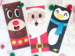 All free & printable kids fun! Free Printable Christmas Coloring Page Bookmarks For Kids