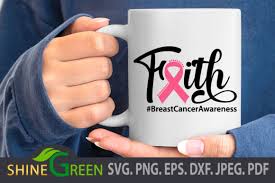Download and use them in your website, document or presentation. Breast Cancer Awareness Faith Ribbon Graphic By Shinegreenart Creative Fabrica