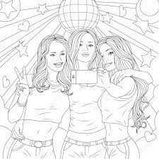 Enigmatic dragons and unicorns, magic ponies and many other ponyville. Vector Illustration Three Beautiful Girls Are Photographed On Royalty Free Cliparts Vectors And Stock Illustration Image 105280712