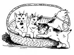 Whether you love dogs or you love cats, we've got the definitive proof that puppies and kittens are better together. Printable Cute Kitten Coloring Kitten Coloring Pages To Print Coloring Home