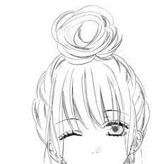 Kawaii sailor moon hair bun tutorial. Anime Girl Messy Bun Drawing Novocom Top