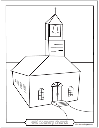 Take a deep breath and relax with these free mandala coloring pages just for the adults. Printable Church Coloring Page Preschool Church Coloring Pages