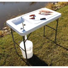 Guide Gear Fish Game Processing Table Is An All Encompassing Fillet Station Fish Cleaning Table Outdoor Sinks Fish Cleaning Station