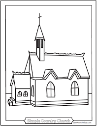 24 hours a day, 7 days a week at your convenience. Coloring Page Church Simple Country Chapel Coloring Page