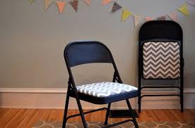 How To Easy Diy Folding Chair Makeover Folding Chair Makeover Chair Makeover Folding Chair