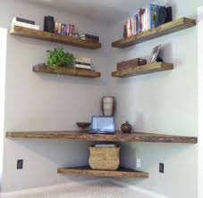 49 Amazing Diy Floating Wall Corner Shelves Ideas With Images Floating Corner Desk Floating Shelves Living Room Floating Shelves Diy