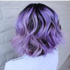 Curly Bob Haircut Dressed In Lavender Curls By Iris Smith Hotonbeauty Com Lavender Hair Color Hair Color Purple Pastel Purple Hair Hair Styles
