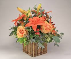 Radebaugh Florist Flower Delivery Towson Md Florist Red Flower Arrangements Orange Centerpieces Tropical Centerpieces