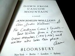 Down from Cascom Mountain by Ann Joslin Williams *SIGNED* (2011, Hardcover)