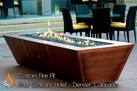 Starfire Designs 72 X 40 Copper Canyon Gas Fire Pit Fire Pit Gas Firepit Rectangle Gas Fire Pit