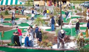 Turn your backyard into a mini golf course. Harris Golf