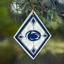 Ncaa Penn State Nittany Lions Art Glass Ornament Walmart Com Art Glass Ornaments Stained Glass Ornaments Glass Art