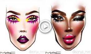 Amazing Mac Face Chart Tutorials Makeup Makeup Videos