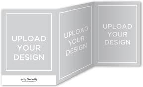 4 x 6 choose our create your own 4x6 flat card. Upload Your Own Design 5x7 Tri Fold Stationery Card By Yours Truly Shutterfly