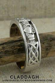 Men S Claddagh Celtic Knot Wedding Ring Unique Celtic Wedding Rings Wedding Rings Unique Mens Wedding Rings Cool Wedding Rings