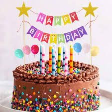 Happy Birthday Tortendeko Girlande Geburtstag Kuchendeko Wimpelkette Cake Topper Mit Luftballons Kuchen Topper Glanzend Ste In 2020 Tortendeko Cupcakes Dessert Ideen