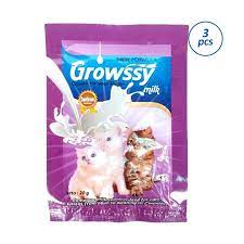 Andai saja anak kucing anda minum salah satu dari ketiga jenis susu. Jual Growssy Susu Anak Kucing 20 G 3 Sachets Terbaru Juni 2021 Blibli