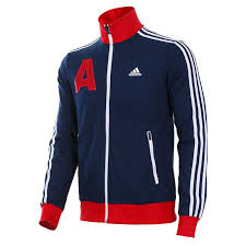 Adidas Training Tops Jacket Red Blue Az8433 Az8434 Mont Erkek Giyim Tisort