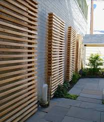 Trellis Idea Modern Landscaping Backyard Fence Design