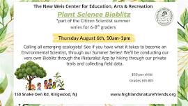Plant Science BioBlitz(6th-8th Graders)
