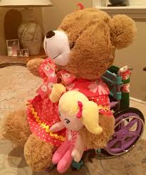 Our Designer Sharon S Latest Salvation Army Bear In A Wheelchair Salvation Army Bear Design