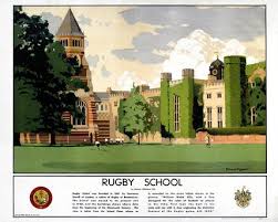 Rugby School Lms Poster 1923 1947 Memoryprints Com High Quality Art Prints Rugby School National Railway Museum Railway Posters