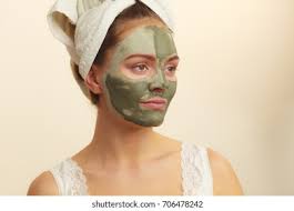 Green Mud Mask Stock Photos and Pictures