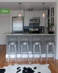 before and after a tiny kitchen gets a drastic makeover kitchen design small kitchen remodel small contemporary kitchen design