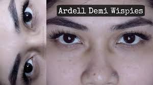 This adorable and super versatile wispies strip lash features a short length and light volume for fun, carefree daytime looks that are nearly impossible to detect. Ardell Demi Wispies Review Thecrazypoplock Youtube